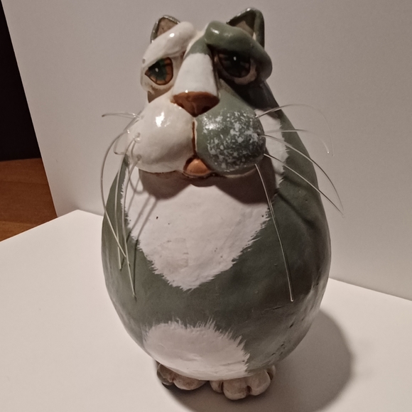 EUC Vintage 1997 Set of 4 Fat Cat Figurines by Enesco Vicki Thomas Collection - Picture 10 of 11